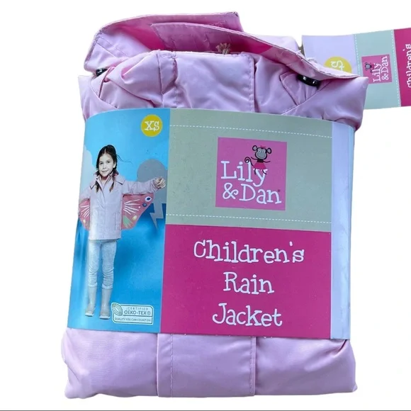 NWT Lily & Dan Childrens Raincoat with wings - Picture 8 of 11